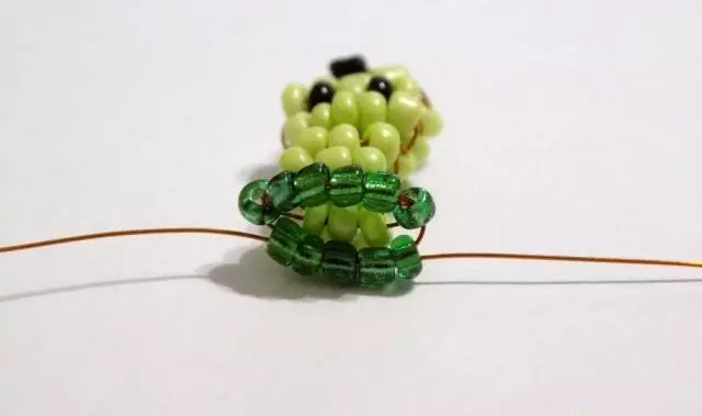 Плетение головы черепахи