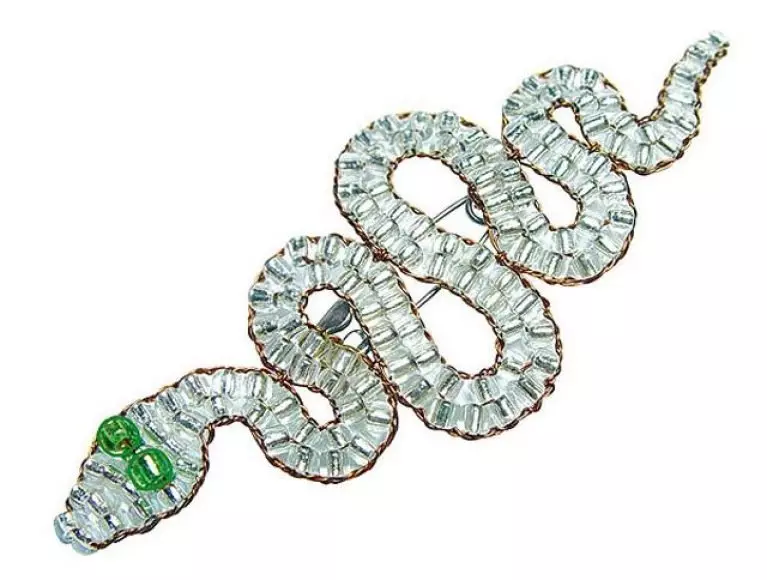 Плетение императорская змея схема
