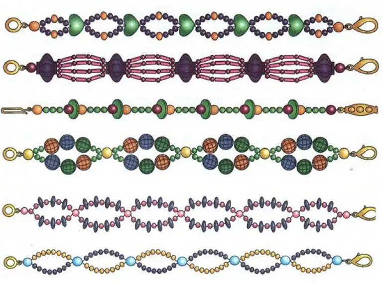 Схемы для бисероплетения для начинающих детей браслеты