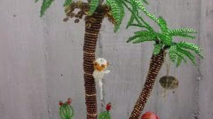 Экзотическая пальма из бисера своими руками
