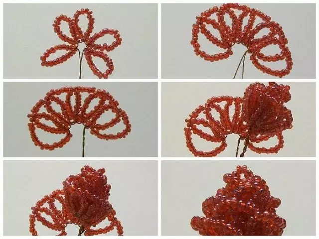 Пошаговая инструкция по плетению роз из бисера