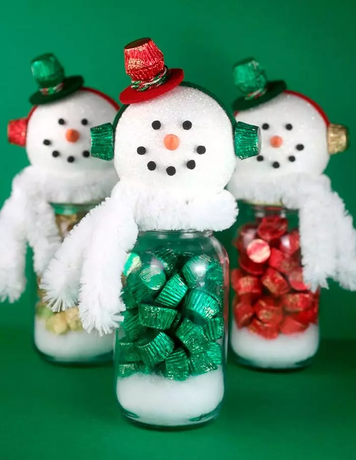 Оригинальный снеговик своими руками