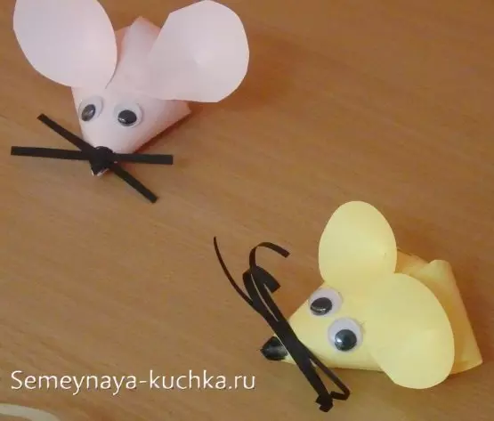 Мышки из бумаги